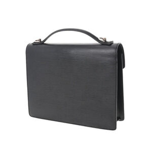 Louis Vuitton Handbag Epi Leather Monceau Black